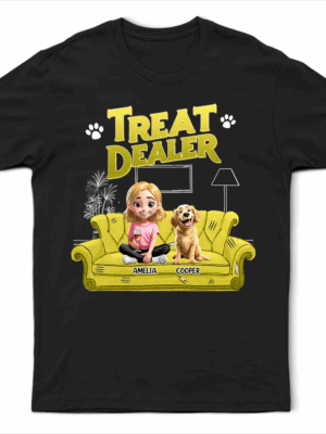 Treat Snack Dealer 3D Effect Dogs - Supsuppy T Shirt