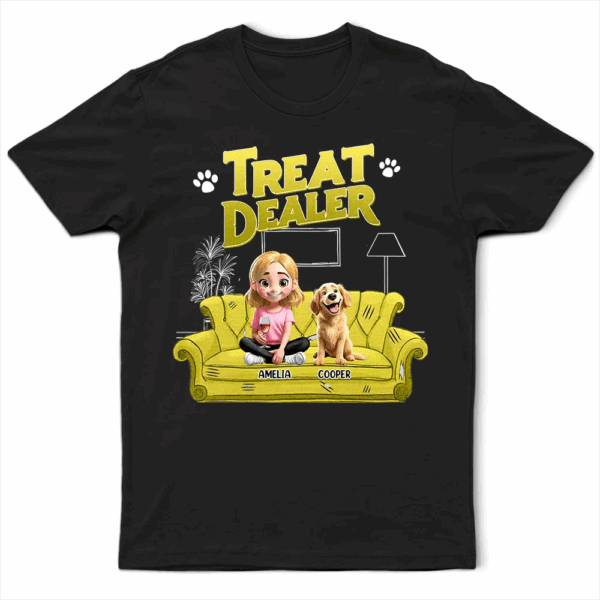 Treat Snack Dealer 3D Effect Dogs - Supsuppy T Shirt