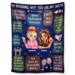 10 Reasons Why You Are My Bestie Friendship - Supsuppy Sherpa Blanket