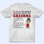 5 Things You Should Know About Grandma Mom Aunt - Mother Gift - Supsuppy T Shirt