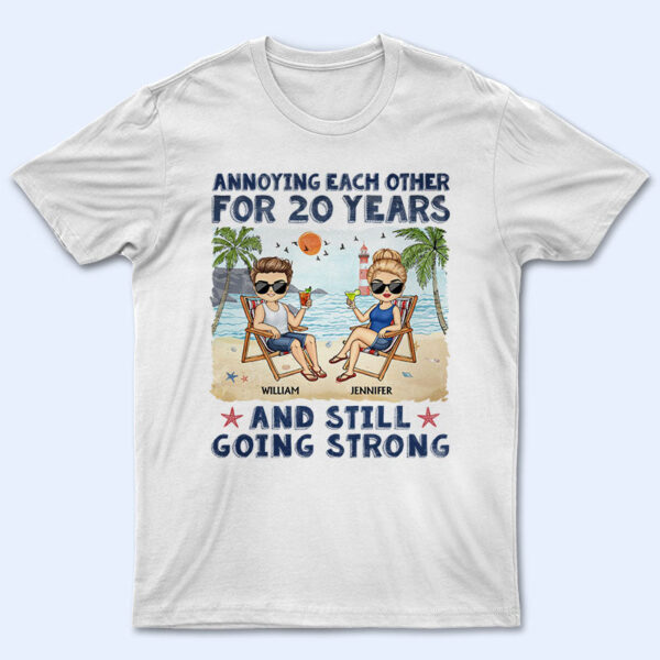 Annoying Each Other Beach Husband Wife - Couple Gift - Supsuppy T Shirt