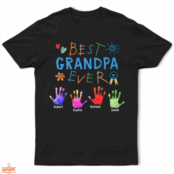 Best Grandpa Ever - Supsuppy T Shirt