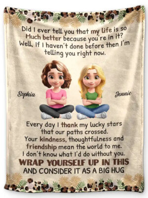 Bestie Did I Ever Tell You - Supsuppy Sherpa Blanket