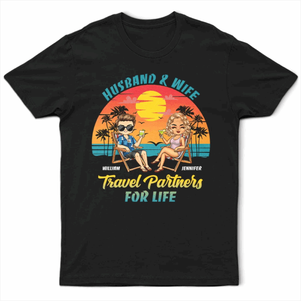 Couple Travel Partners For Life - Supsuppy T Shirt