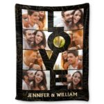 Custom Photo Love Couple - Gift For Couples - Supsuppy Sherpa Blanket