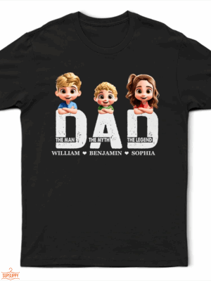 Dad Papa The Man The Myth The Legend - Supsuppy T Shirt