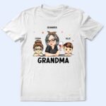 Grandma & Grandkids - Funny, Retirement Gift For Grandma, Mom, Nana, Gigi - Supsuppy T Shirt