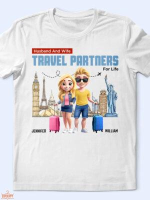 Husband And Wife Travel Couple For Life - Supsuppy T Shirt