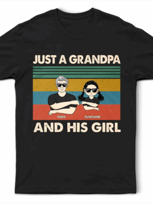 Just A Grandpa And His Granddaughter - Supsuppy T Shirt