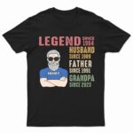 Legend Husband Father Grandpa - Funny Gift For Dad, Father, Grandpa - Supsuppy T Shirt
