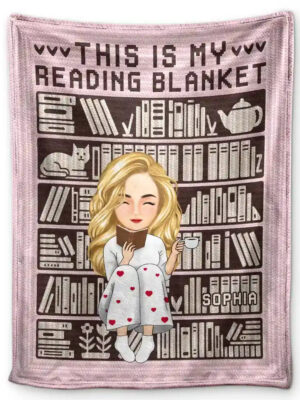 Mosaic Crochet Pattern Inspired This Is My Reading Blanket - Supsuppy Sherpa Blanket