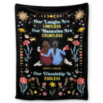 Our Memories Are Countless Our Friendship Is Endless - Supsuppy Sherpa Blanket