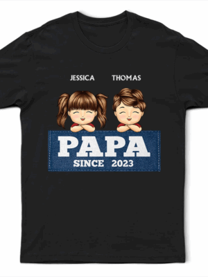 Papa Daddy Since - Supsuppy T Shirt