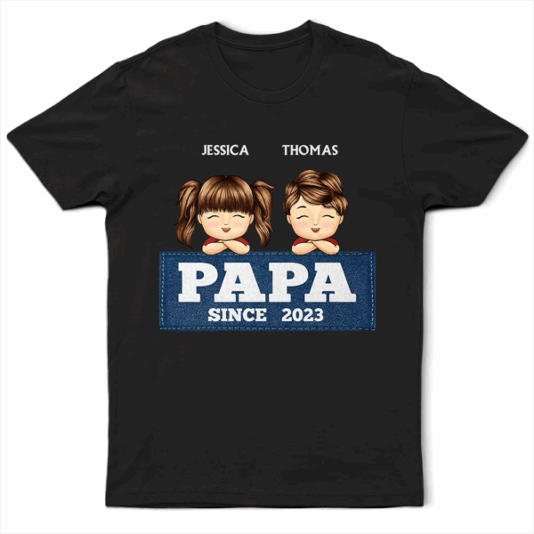 Papa Daddy Since - Supsuppy T Shirt