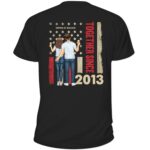 Stars And Stripes Couple Together Since - Loving, Birthday Anniversary Gift For Couples, Spouse, Husband, Wife - Supsuppy T Shirt