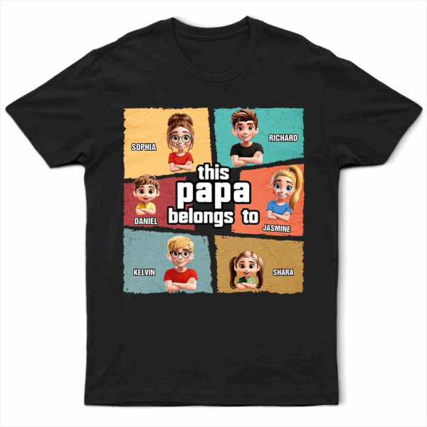 This Papa Grandpa Dad Belong To - Supsuppy T Shirt