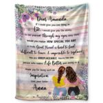 Through My Eyes - Gift For Sisters And Best Friends - Supsuppy Sherpa Blanket