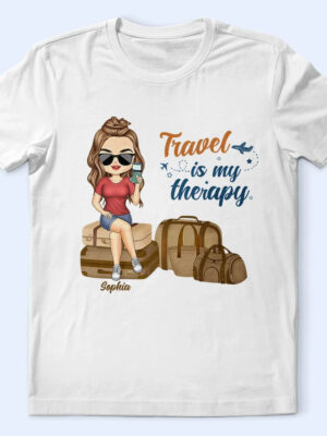 Travel Is My Therapy - Supsuppy T Shirt